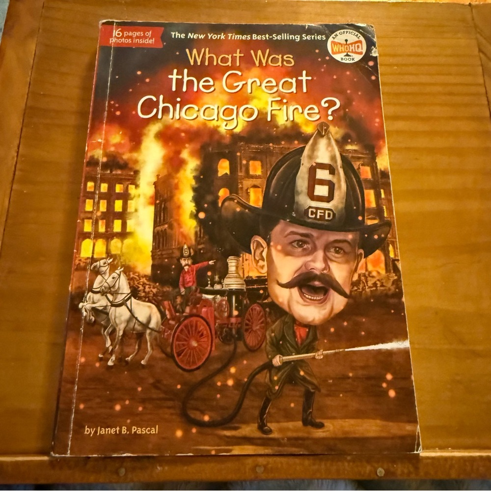 What Was the Great Chicago Fire? by Janet B. Pascal Who HQ Children’s Book